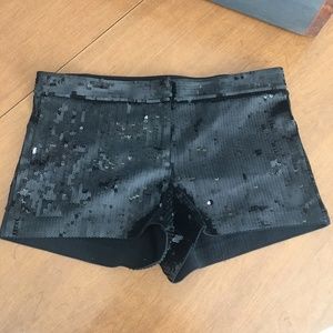 Express sequined shorts